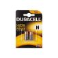 Duracell - Special battery alarms and remote controls - N (MN9100) Blister 2 (equivalent LR01) (Accessory)