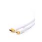 2m Full HD Mini DisplayPort to HDMI Cable | miniDP to HDMI | Full HD 1080p | Certified | 24k gold plated contacts | PC and Apple / Mac, MacBook Pro, MacBook Air | White | 2 meters (Electronics)