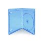 20x Blu-ray Disc sleeves for 1 - With Logo blue-transparent 20-Pack (Electronics)
