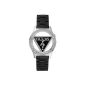 Guess - W95105L2 - Ladies Watch - Quartz Analog - Dial Transparent - Black Plastic Strap (Watch)