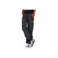 Stylish women's hip pumping Aladin Harem Jeans Black Rhinestone 36 S (Textiles)