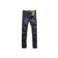 SSLR Men Straight Leg Jeans Flannel Lined (Textiles)