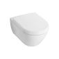 Villeroy and Boch Subway 2.0 wall-WC-SET, ceramicplus and toilet seat with soft closing