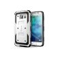 Samsung Galaxy S6, [Armorbox] i- Blason built in [Screen Protector] [Full body] [Heavy Duty Protection] Shock Reduction [BUMPER CORNER] Samsung Galaxy S6 (White) (Wireless Phone Accessory)