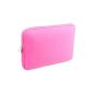 LUPO 15.6-inch Chromebook laptop neoprene sleeves Pouch Case Bag (Pink)