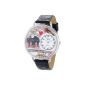 Whimsical Watches - WHIMS-U0510001 - Mixed Watch - Analogue Quartz - Leather Strap Black (Watch)