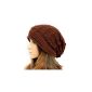 Unisex Long Slouch Beanie Knit Hat Winter hat WJ79 (Textiles)
