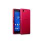 Terrapin Case TPU Gel Case for Sony Xperia Z3 Compact Case - Red (Electronics)