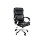 TecTake® luxury executive chair office chair with reinforced padding for outstanding comfort