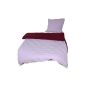 Kinzler 135x200 cm Pink Microfiber Fleece Reversible linen (household goods)