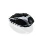 Wireless - USB Notebook Mouse SR-353 S | optically | ergonomics | 1600dpi | 2.4GHz Nano Receiver | Wireless | Wireless | Black / Silver (Electronics)