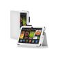 Bestwe Ultra Slim Protective Leather Flip Case Case Case for Kindle Fire HDX 8.9 Tablet with stand function - Multi Color Options (Kindle Fire HDX 8.9 Tablet, White)