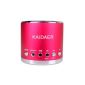 Mini Stereo Loudspeaker cabinet Kaidaer MN02, Sound High-power - Pink Color for MP3 MP4 Notebook (Electronics)
