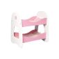 Bayer Design - 53101 - Doll Furniture - Wood Bunk Bed - Pink Princess - 50/36/51 Cm (Toy)