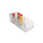 Inter Design Linus storage pantry organizer, 10 cm, with dividers, transparent (household goods)