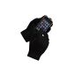 Touch Gloves (10 fingers) WOOL iPhone, iPad, and Samsung Smartphones (Sports Apparel)