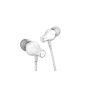 GranVela VJJB K1S (MIC) Enhanced bass headphones In-Ear Headphones / Hi-performance headphones (3 different size ear inserts / retail packaging) uses plug 3.5mm for iPhone 6, 6 more, 5S, 5C, 5, 4S, 4 / iPad 4, 3, 2.1, Mini Air / iPod Touch, Nano, Shuffle, Classic / Samsung Galaxy S5, S4, S3, Note 4, Note 3, Note 2 / other Android smartphones - Motorola, Google Nexus, HTC, Sony, Nokia / tablets and MP3, MP4 players, gifts - White (Electronics)