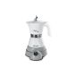 Ariete - Moka Aroma Elettrica - Mocha Coffee machine - 480 W - White - 4/2 cups (Kitchen)