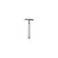 MILL - Classic Safety Razor - closed comb - handle metal chrome / fine chiselling (Personal Care)