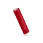 MiPow SP2600-RD PowerTube 2600 shake mobile Replacement Battery (2600mAh) for smartphones / MP3 players / Navigation devices / portable game systems with charge status display red (Accessories)