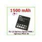 LG FL-53HN battery Li-Ion 1500 mAh for LG Optimus Speed ​​P990 / P920 Optimus 3D (Wireless Phone Accessory)