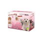 Nintendo 3DS - coral pink with Nintendogs + Cats Golden Retriever & New Friends - Limited Edition (Console)