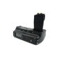 LCD Battery Grip BG-E8 for Canon EOS 550D / 600D / Can be equipped with 1-2 Li-ion batteries of the type LP-E8 or via included adapter with 6x AA batteries (Electronics)