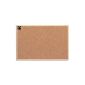 5 906 705 StarOffice cork board 60 x 40 cm cork / wood piece, brown (Office supplies & stationery)