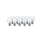 Incandescent bulbs Philips 60W E27 1000h, lot 10 (kitchen)