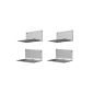 Shelf invisible set of 4 - My Perfect Home (Housewares)