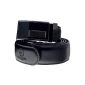 Exclusive Real Leather Belts Monte Lovis with automatic buckle in an elegant gift - length adjustable (household goods)