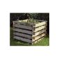 Composter 100x100x60 cm with wood-plug system of Gartenpirat®