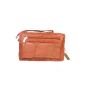 LEATHER WRISTLET LORD handbag leather bag dual-chamber