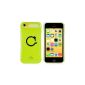 i-Glow silicone and plastic stand Cover Set of 2 for iPhone 5C (Green) (Electronics)