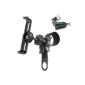 ChargerCity OEM Garmin Nuvi strap lock motorcycle bike bicycle mount and cradle support kit for Garmin Nuvi Nuvi 11xx 12xx 13xx 1100 1200 1240 1250 1260 1270 1290 1300 1340 1350 1370 1390 LMT T LM GPS navigator models (suitable HandleBar inch 0.75 to 1.50 inch) (Electronics)