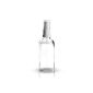 5 x Clear glass bottle / spray bottle 50ml incl. Pump sprayer / spray head white DIN 18 with transparent protective cap / clear glass bottle / clear glass / spray bottle / atomizer / spray head * Pharmacies quality, manufactured according to the European Pharmacopoeia *