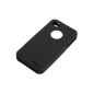 AmazonBasics Silicone Case + Screen Protector for iPhone 4 / 4S and 4S (Wireless Phone Accessory)