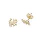Miore Earrings for kids kitten 750 yellow gold MK004E (jewelry)