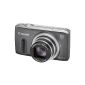 Canon PowerShot SX 260 HS Digital Camera (GPS, 12.1 megapixels, 20x opt. Zoom, 7.6 cm (3 inch) display, image stabilized) gray (Camera)