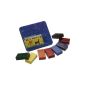 Stockmar - 34000 Wax Blocks beeswax 41mm waterproof 8pcs in a metal case (Office supplies & stationery)