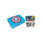 Captain America With 2 sets of 52 playing cards (NM) (Toy)