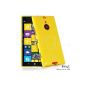 TheBlingZ.® TPU Silicone Skin Case Cover Case Nokia Lumia 1520 - Silicone Case Protector Cover Case - Yellow