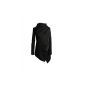 Minetom Fashion Women Irregular Slim warm long coat jacket Trench Windbreak Parka (Black Xxl) (Textiles)