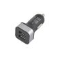 Apollo23-Adapter Black for Apple iPhone 5 4S 4 iPod Touch iPad Samsung S3 i9300 Note 2 N7100 Dual USB 2-Port Car Charger (Electronics)