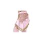 HooToo-Hip Scarf / Scarf Triangle Belly Dancing, with gold, pink (Clothing)