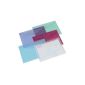 Rexel Dokumententasche polypropylene A5 5 pieces assorted translucent color (Office supplies & stationery)