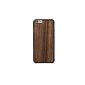 Ozaki OC556EB 0.3 Wood luxurious thin protective case with wood back incl. Screen Protector for Apple iPhone 6 ebony (Accessories)