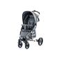 Moon FLAC sportscar buggy - The noble luxury stroller - Stone / melange (Baby Product)