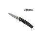 Mcusta - Folding Knife Japanese Mcusta MC.161D Tsuchi Black - Damascus blade - Handle 11cm (Miscellaneous)