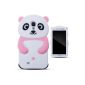 Zooky Pink Panda Silicone Case